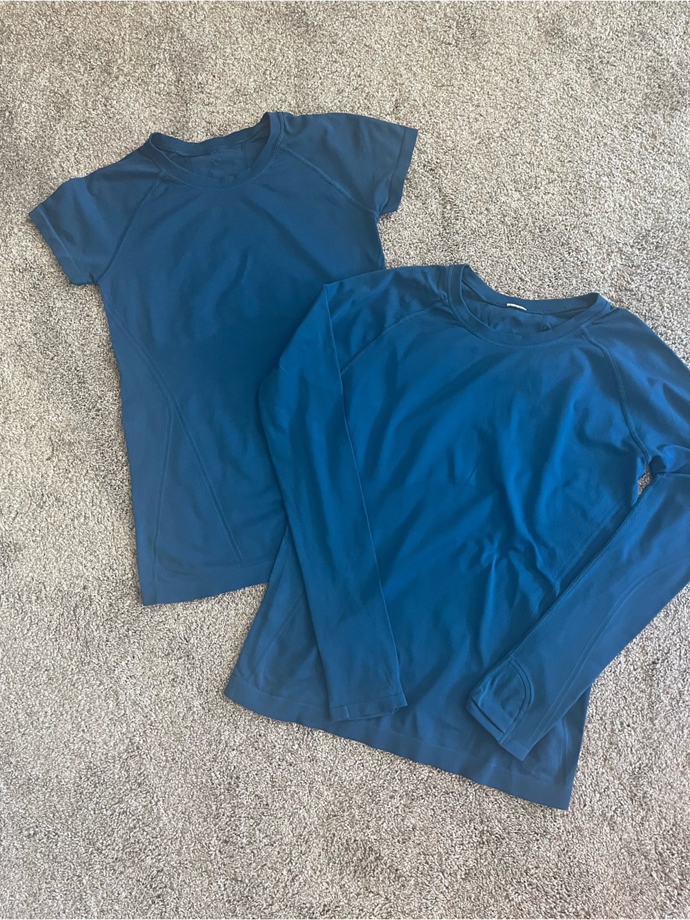 Women’s Athleta Long & Short Sleeve Active Tops - in Blue